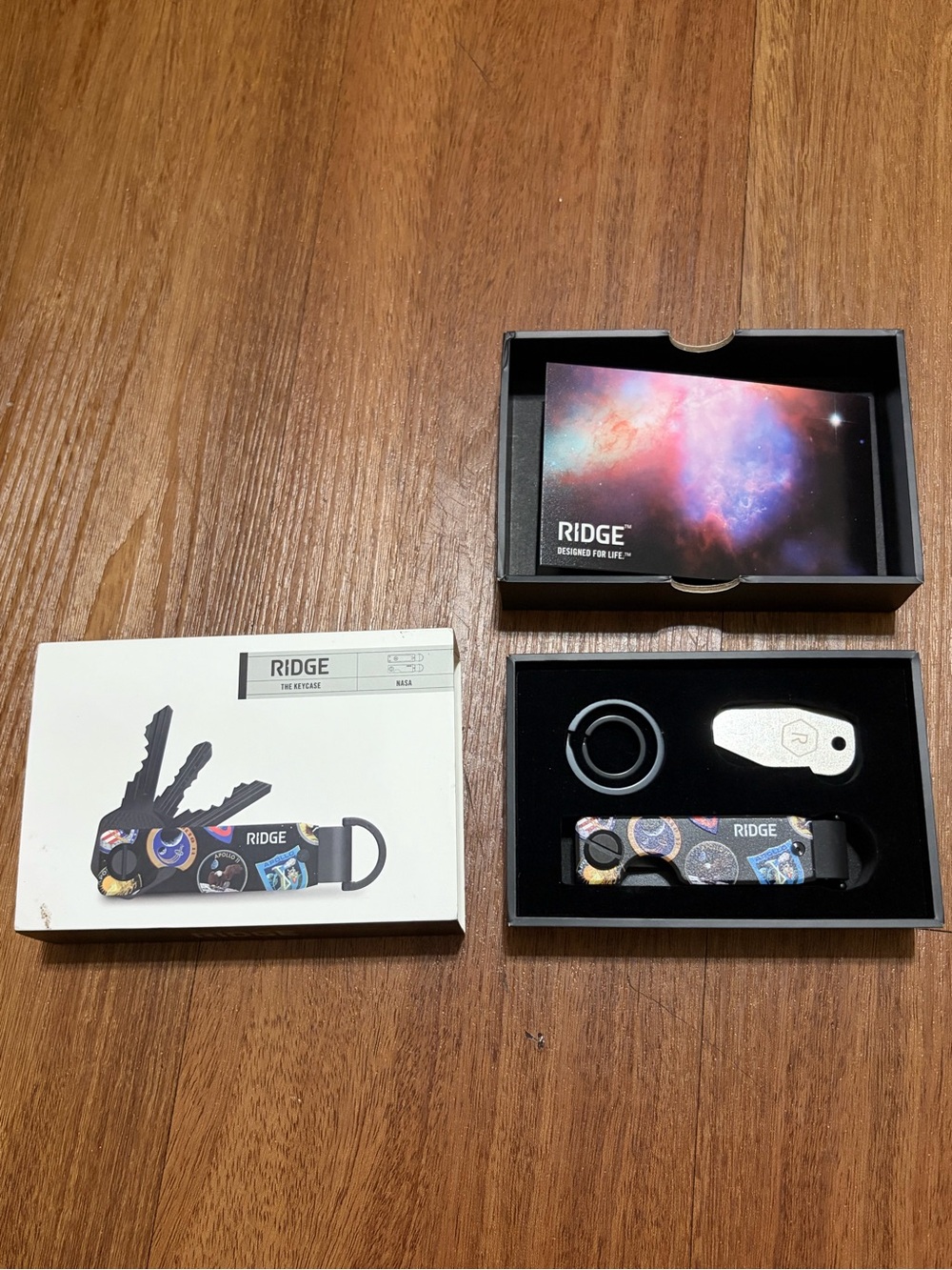 RIDGE Keycase NASA - Apollo Legacy Design (Sold Out) Men's Key Holder EUC